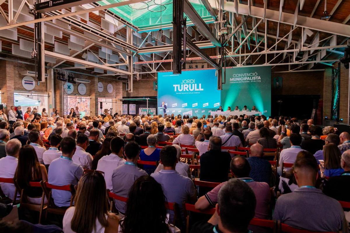 Imagen de la convención municipalista de Junts