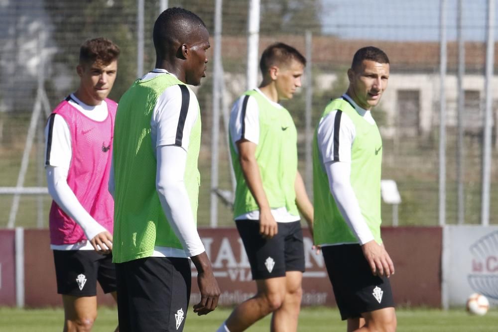 Entrenamiento del Sporting