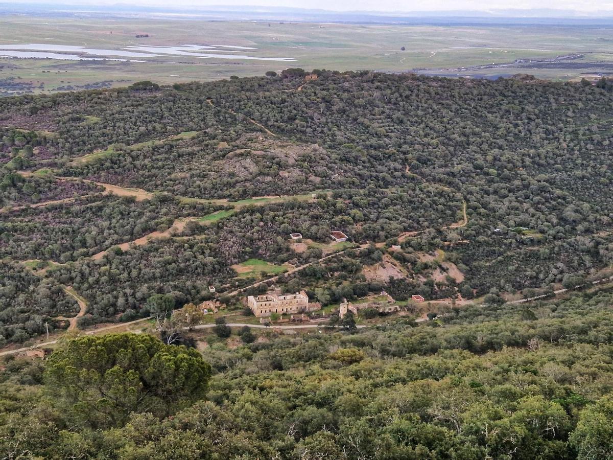 Valle de Valdeflores en Cáceres, donde se prevé la mina subterránea.