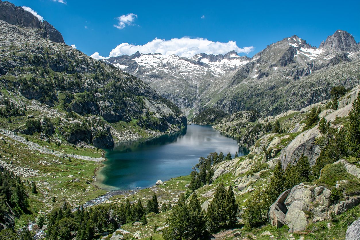 Parque Nacional de Aigüestortes y Estany de Sant Maurici.