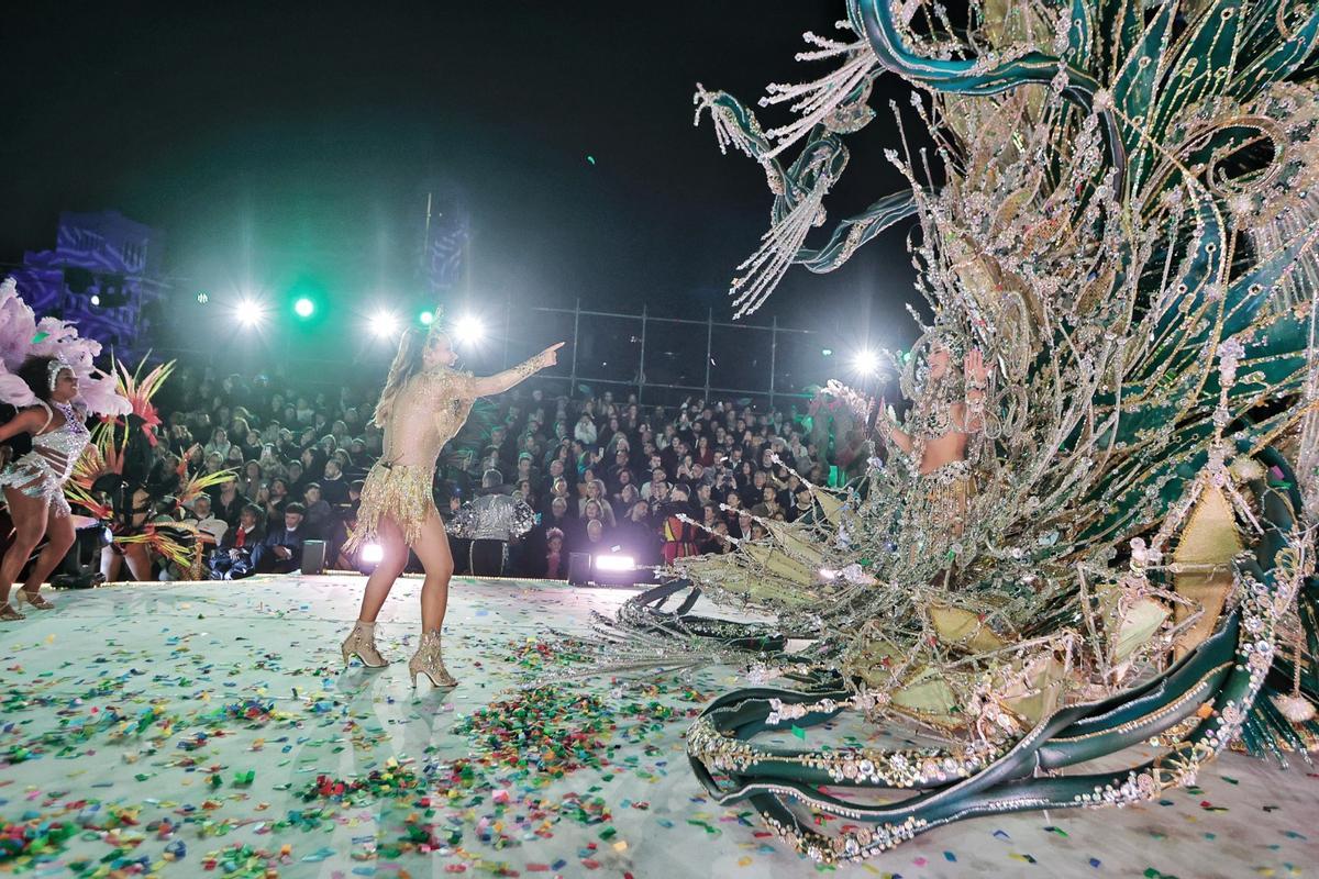 Un momento de la gala inaugural del Carnaval de Santa Cruz de Tenerife 2026.