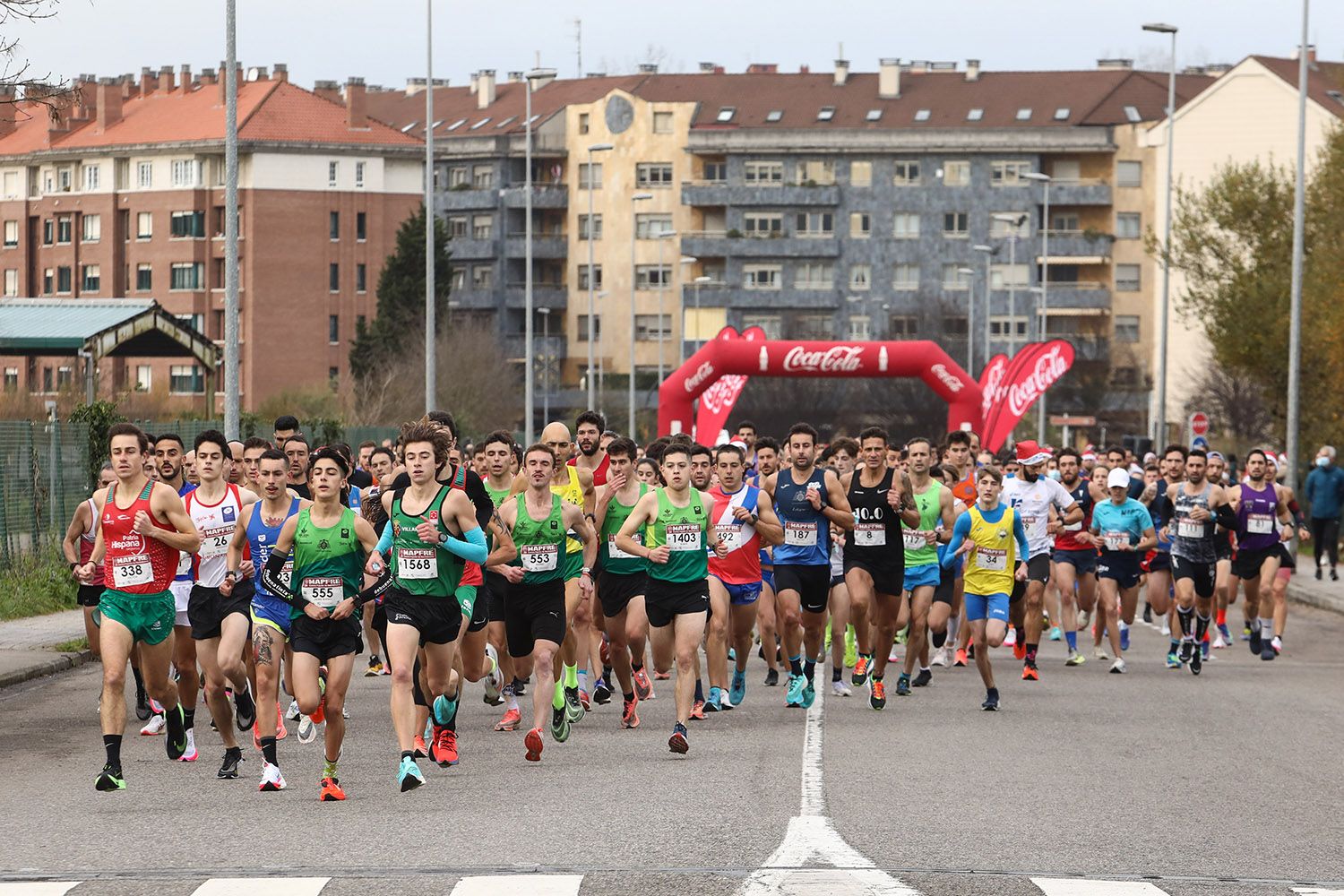 La carrera Popular de Nochebuena de Gijón