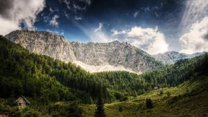 Paisaje alpino en Austria.