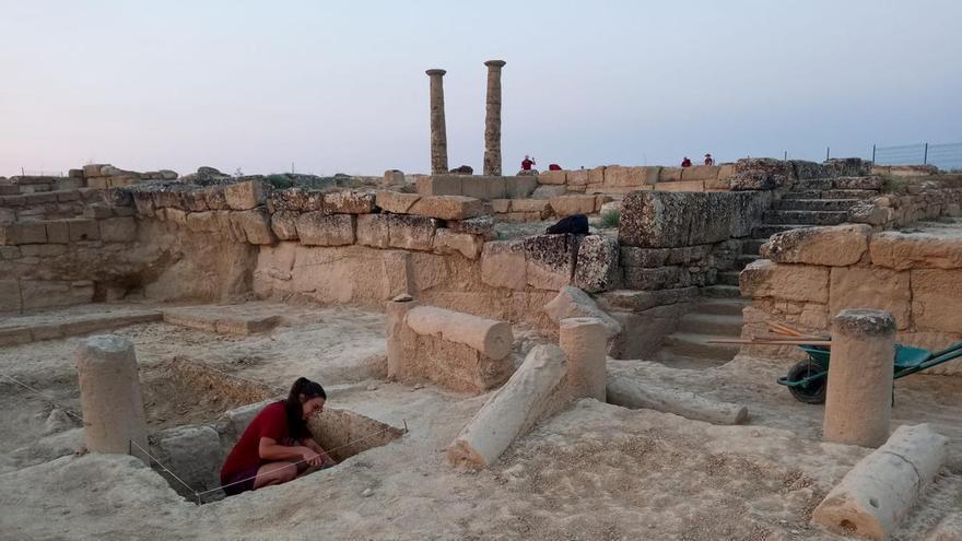 Hallan en Los Bañales un nuevo edificio romano de gran monumentalidad