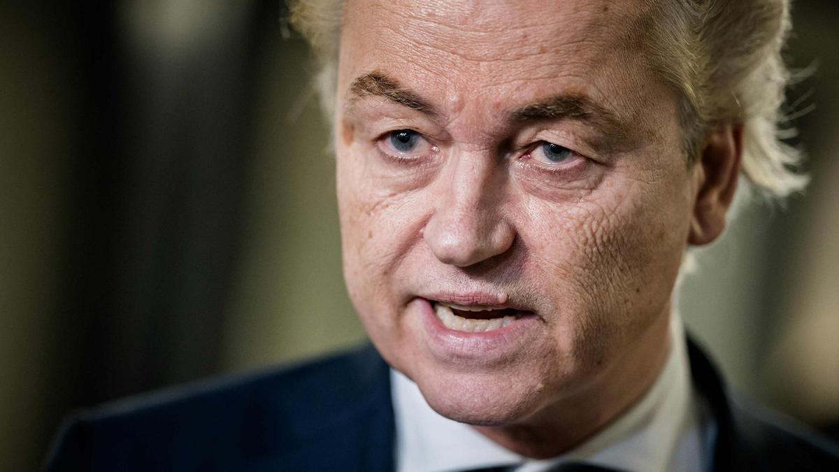 El líder ultra neerlandés, Geert Wilders, en una rueda de prensa el pasado 1 de marzo.