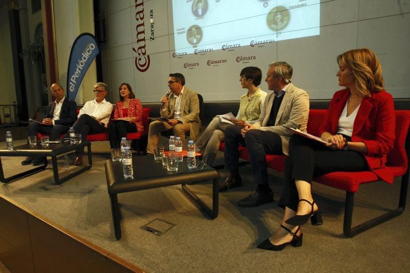 Galería del debate de los candidatos a la alcaldía de Zaragoza