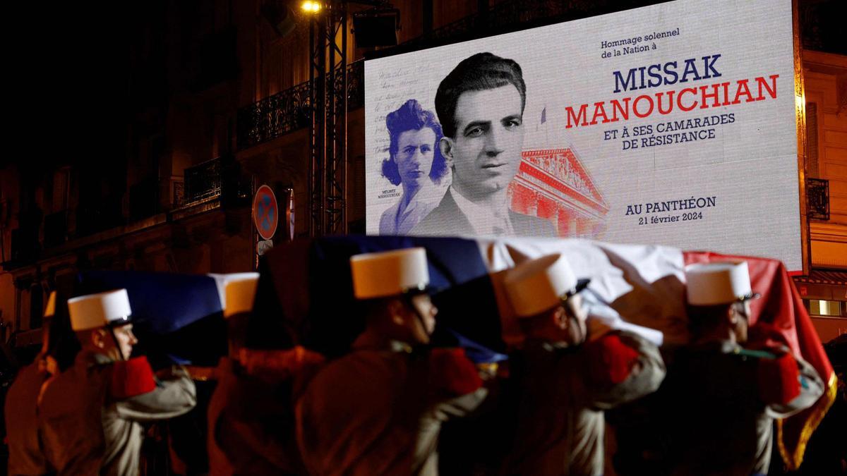 Francia entroniza a Manouchian, el primer miembro de la resistencia comunista en entrar al Panteón
