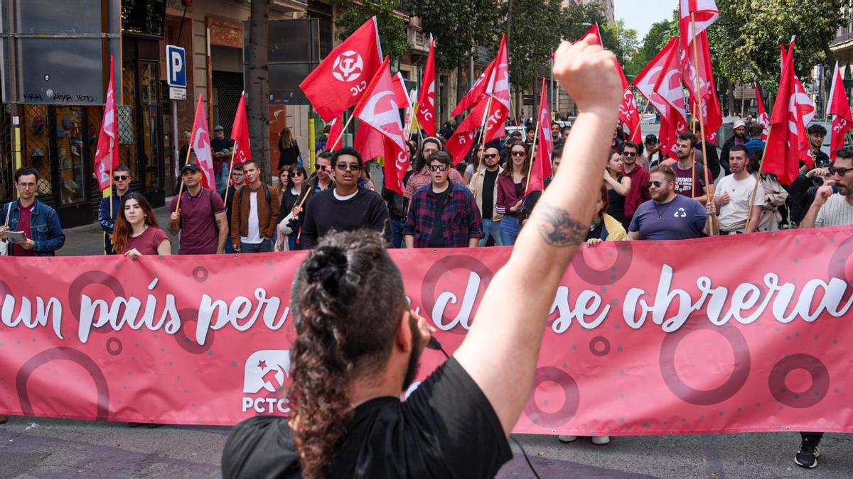 Celebración del 1 de Mayo en Barcelona