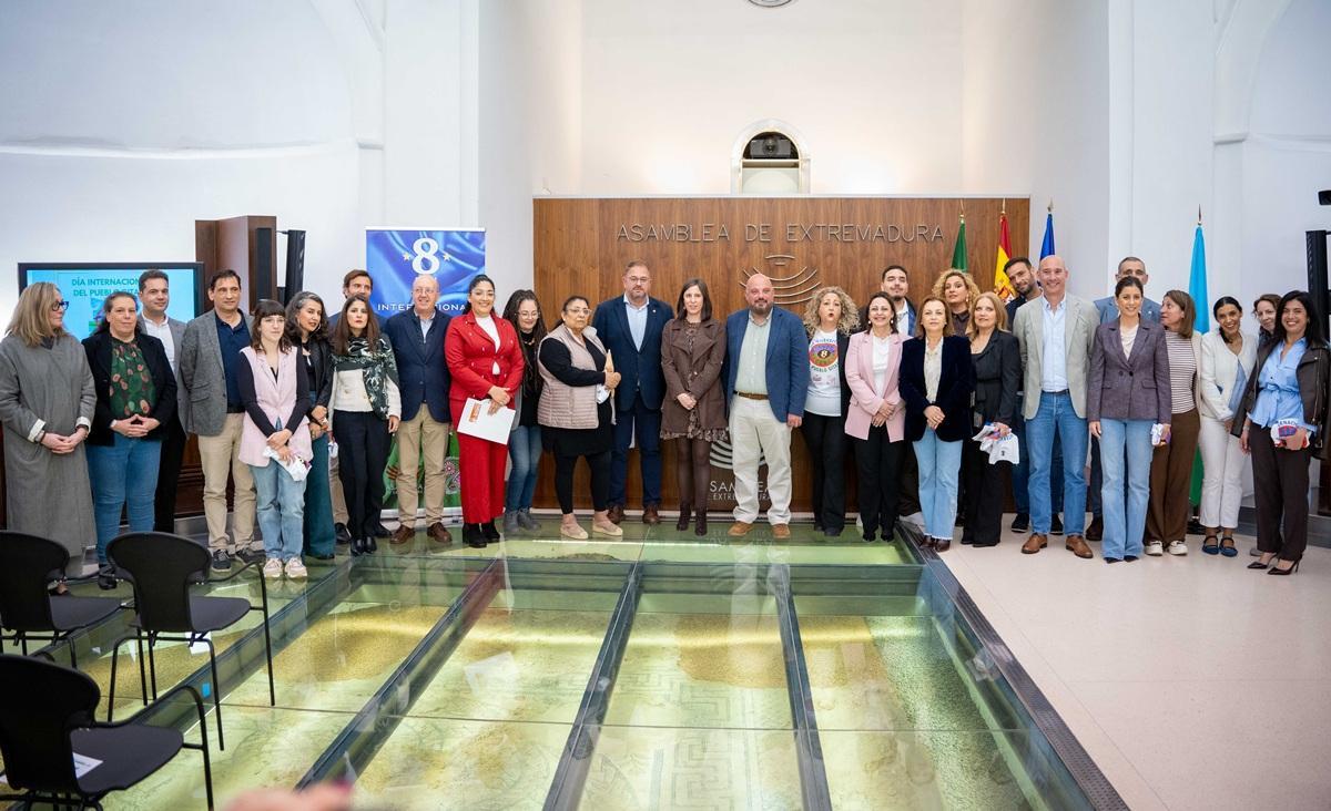 Acto institucional celebrado en la Asamblea de Extremadura.