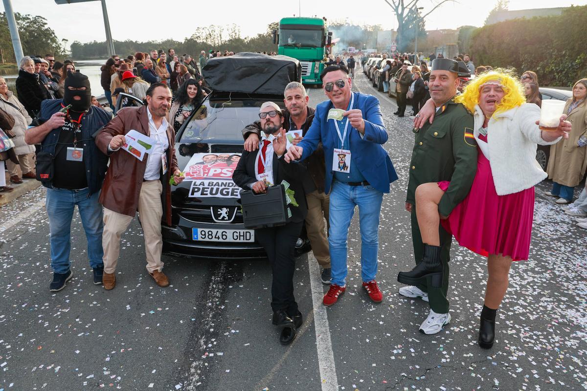 Una parodia de la «Banda del Peugeot»