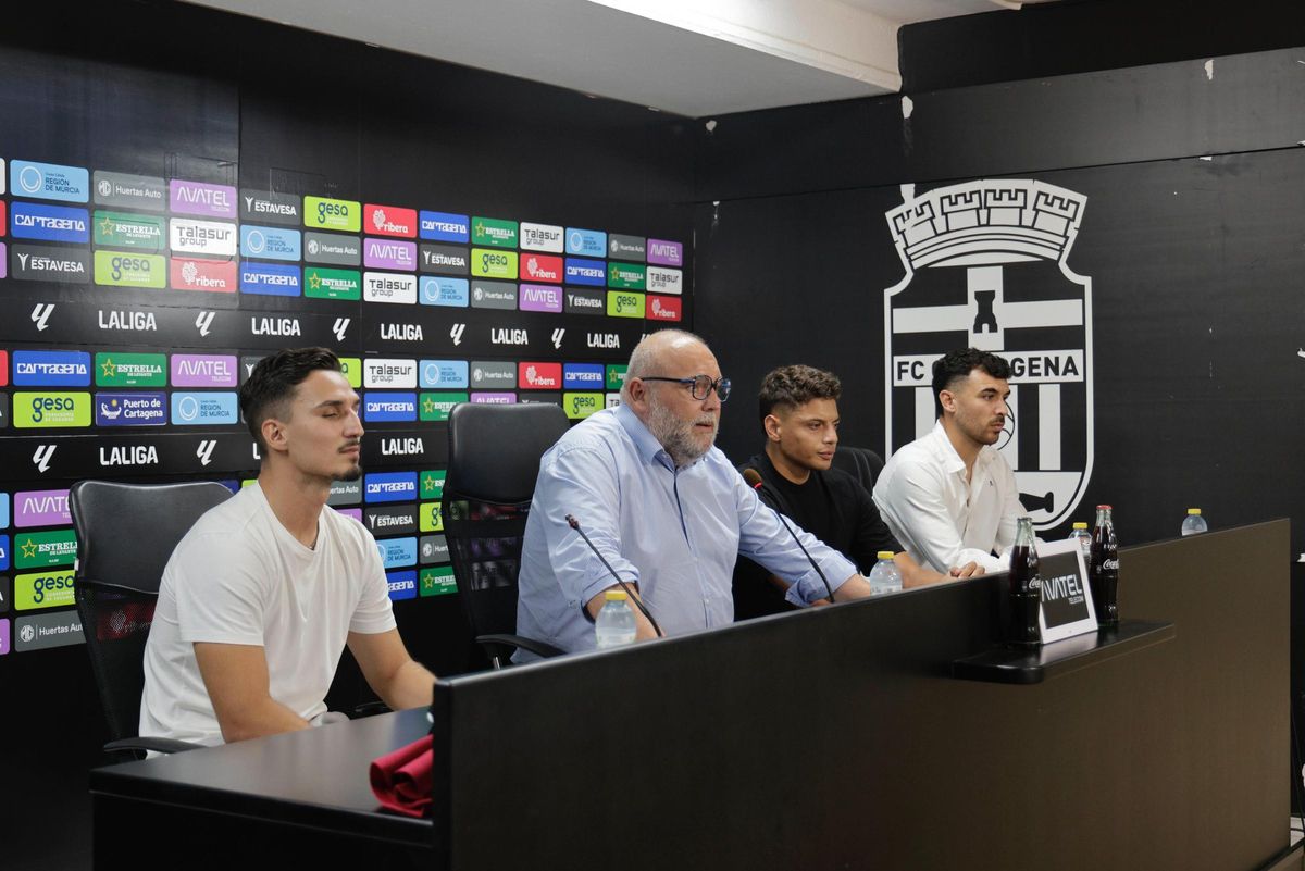 Presentación de Lucho García, Imanol Baz y Rubén Serrano