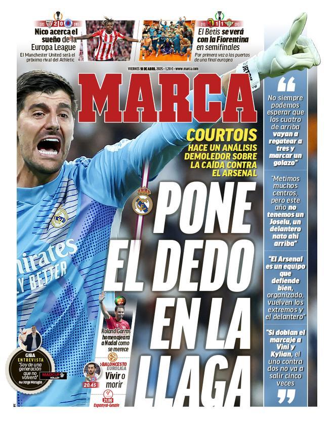 Las portadas de la prensa deportiva de hoy