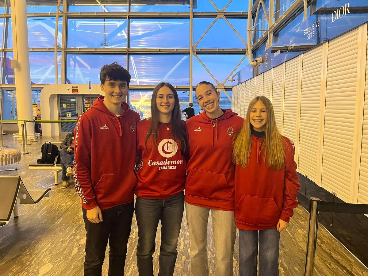 En imágenes | El Casademont Zaragoza viaja a Praga para luchar por una plaza en la Final Six de la Euroliga