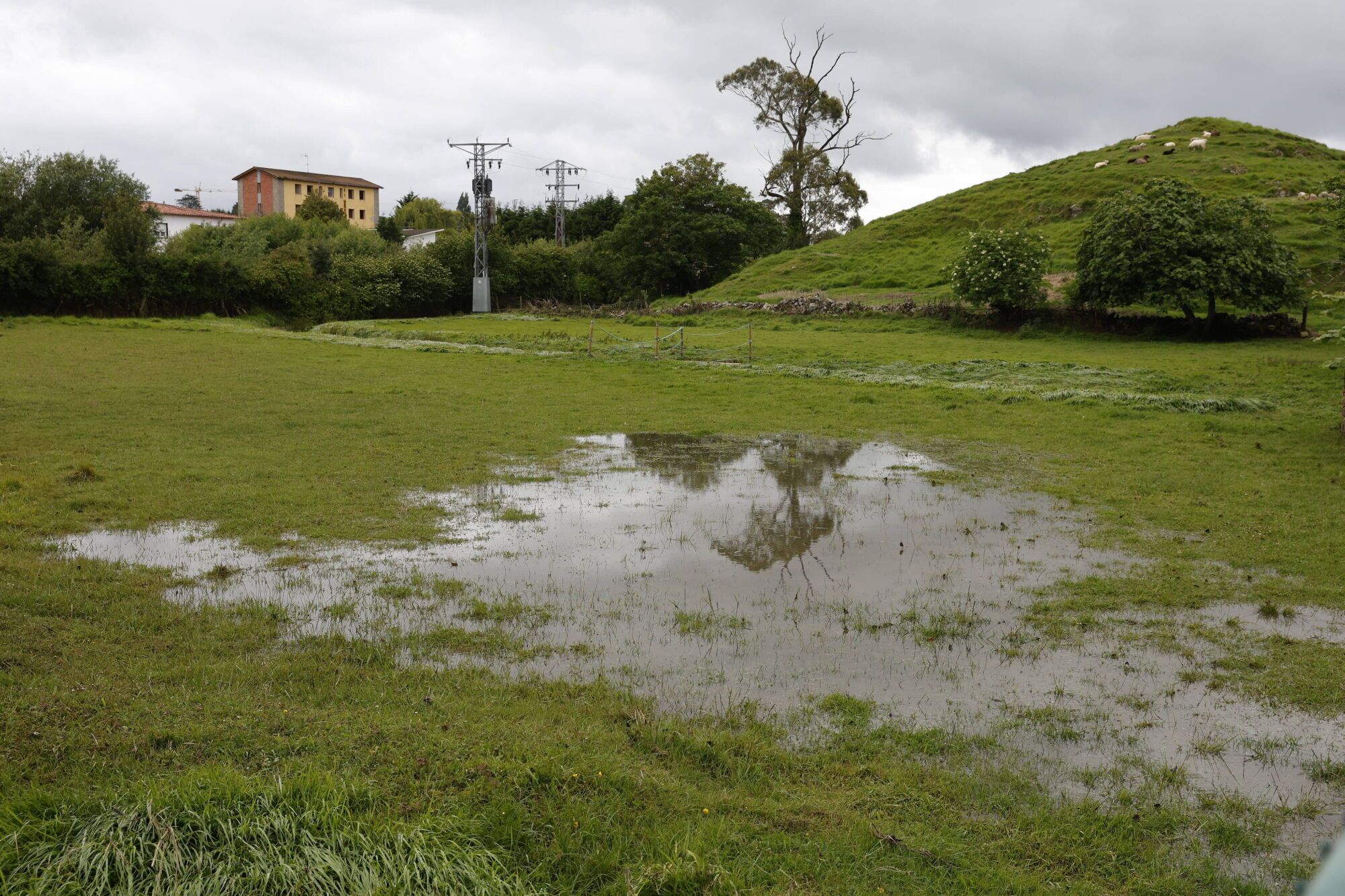 EN IMÁGENES: Caos en Colunga por las inundaciones de esta madrugada