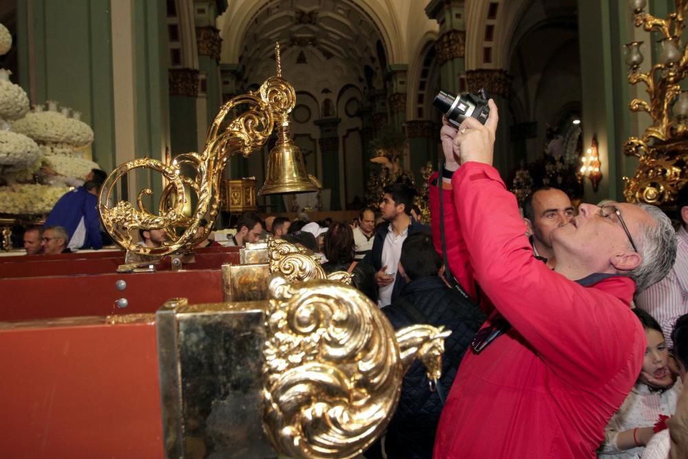 Miércoles Santo en la iglesia de Santa María