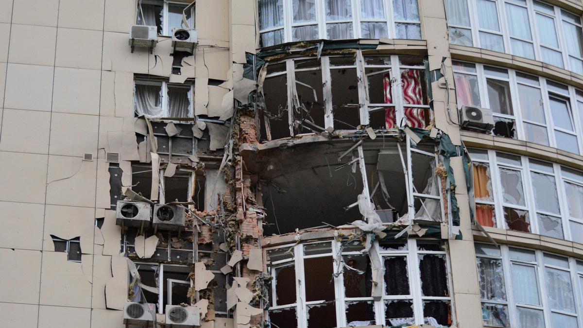 Imagen de archivo de un ataque ruso en Kiev.