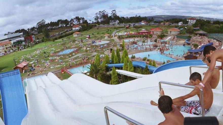 Instalaciones del Aquapark de Cerceda.