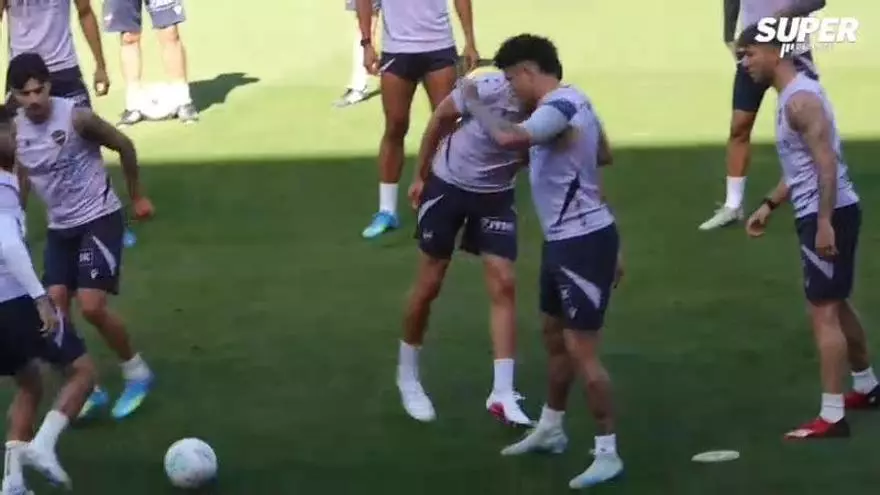 Último entrenamiento del Levante antes de enfrentarse al Mallorca.