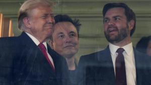 Donald Trump, Elon Musk y J.D. Vance.