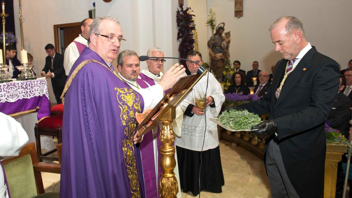 Gutiérrez Reche, durante el Miserere marrajo