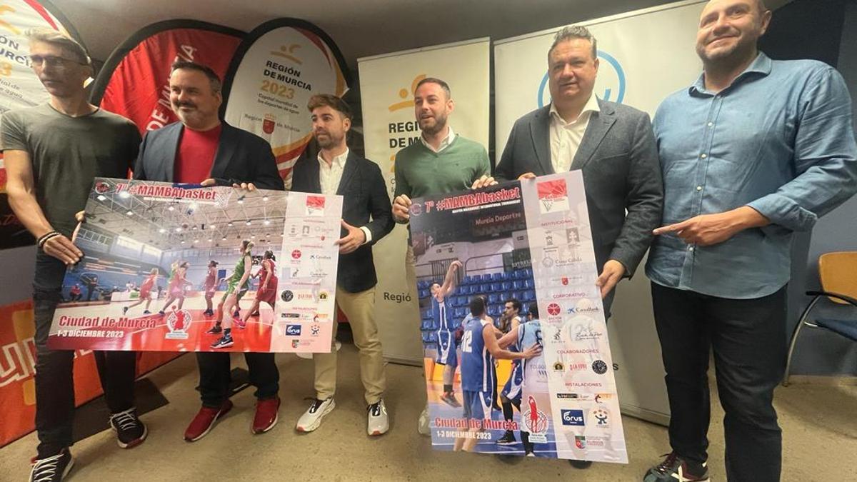 Presentación del MAMBA Basket que se celebra este fin de semana en Murcia