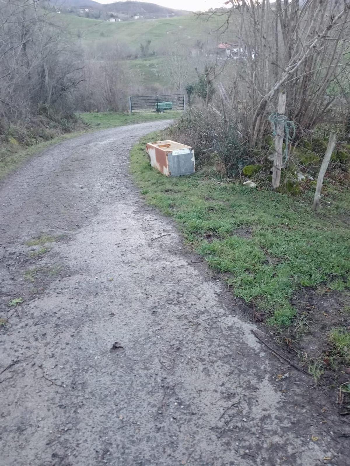 La carretera de Abamia.