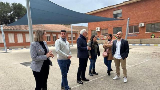 Nuevo toldo instalado en el CEIP ‘Garre Alpañez’. |  | AYTO. TORRE PACHECO
