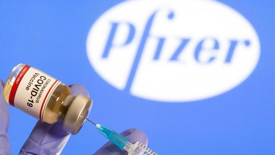 Una dosis de la vacuna de Pfizer.