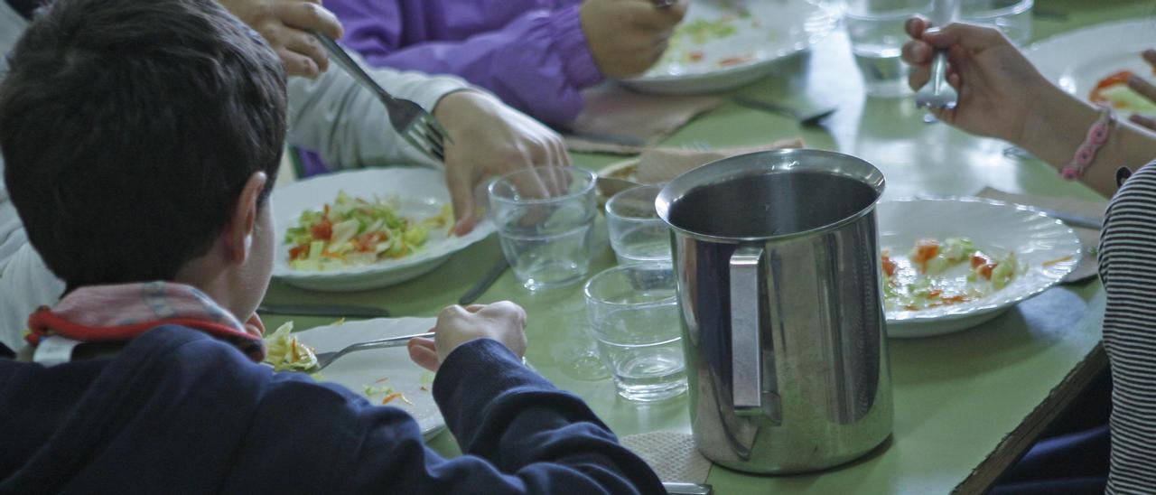 Una imagen de archivo del comedor escolar del CEIP de Rafal Vell.