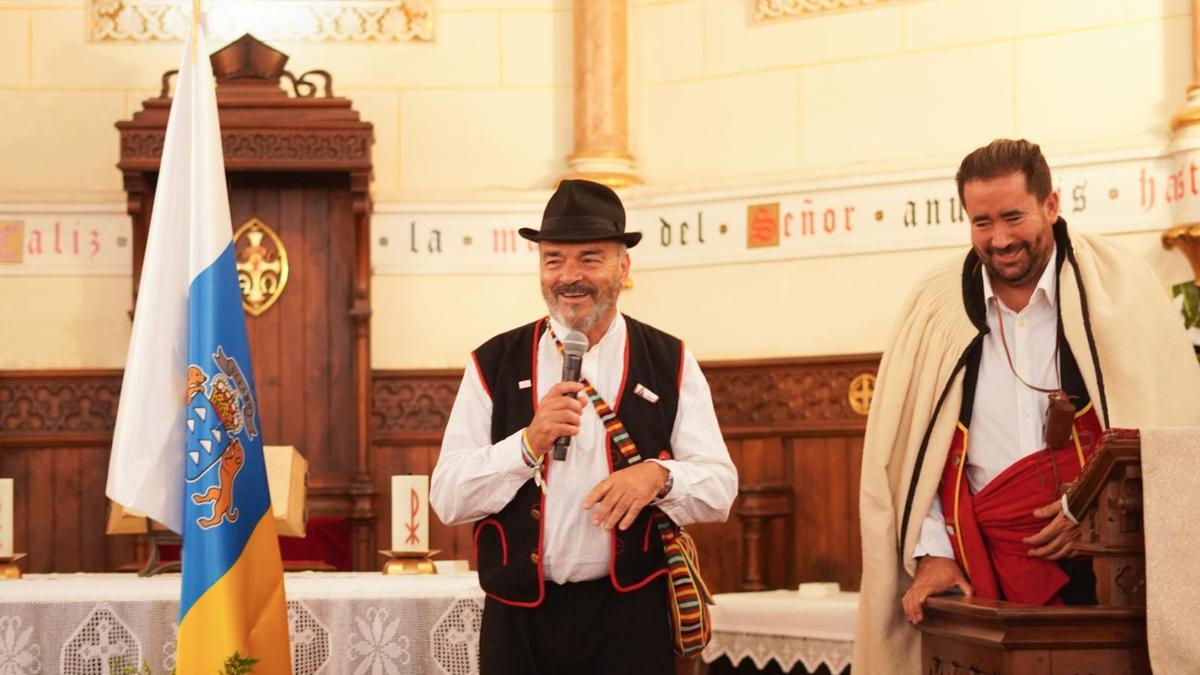 Pepe Benavente, durante los actos por el Mes de Canarias en Madrid