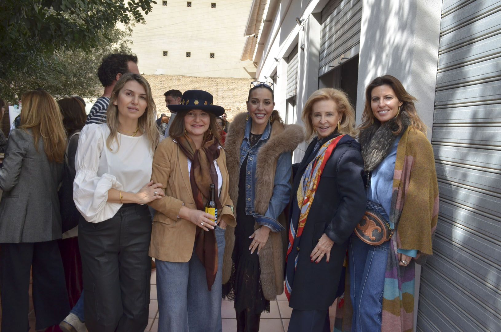 Elena Meléndez, Angela Pla, Mónica Duart, Mayrén Beneyto y María Cosín, en el Open Day de ELCA.