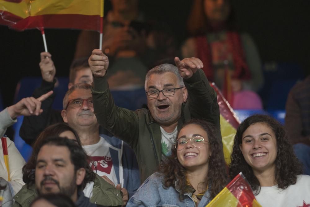 La selección española femenina, en Riazor