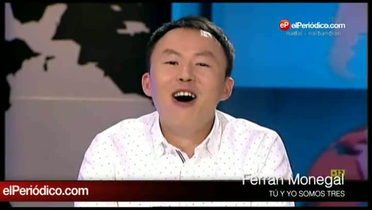 El xinès Jiangyang Huang i Dani Mateo (’Intermedio International’).