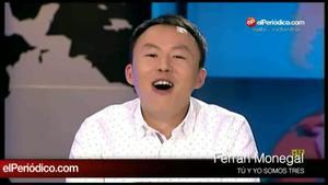 El xinès Jiangyang Huang i Dani Mateo (’Intermedio International’).