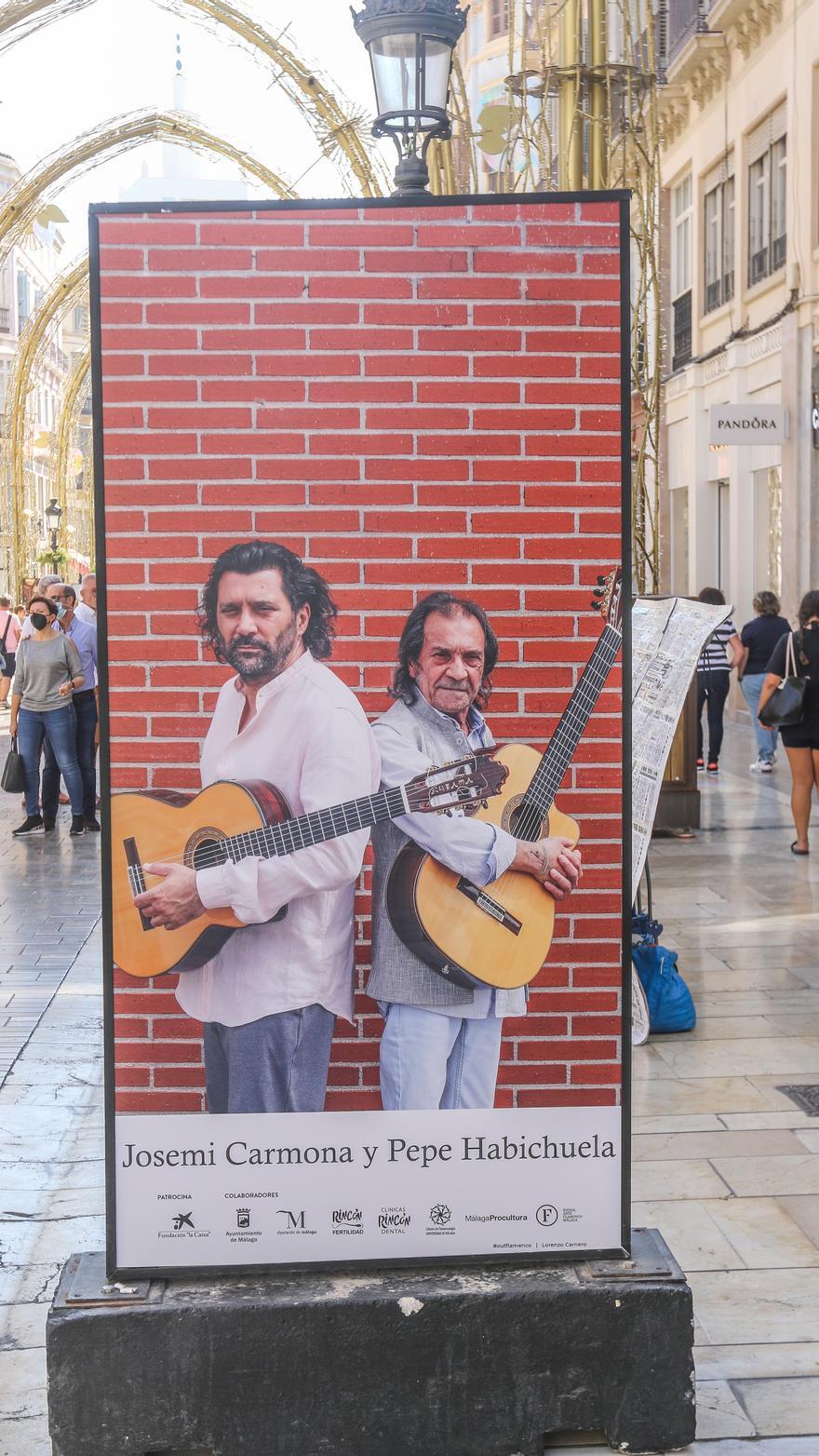 Fotos de la exposición 'Out Flamenco' de la calle Larios