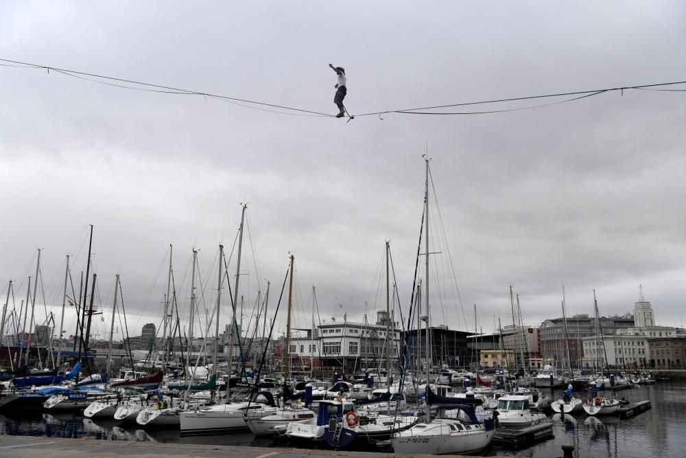 El festival reunirá en A Coruña durante tres días a más de 200 profesionales procedentes de 15 países que competirán en disciplinas como psicoblock, boulder o parkour.