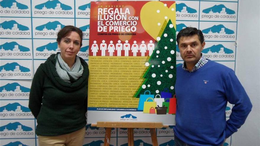 El Ayuntamiento de Priego lanza una campaña que fomenta las compras navideñas en el comercio local