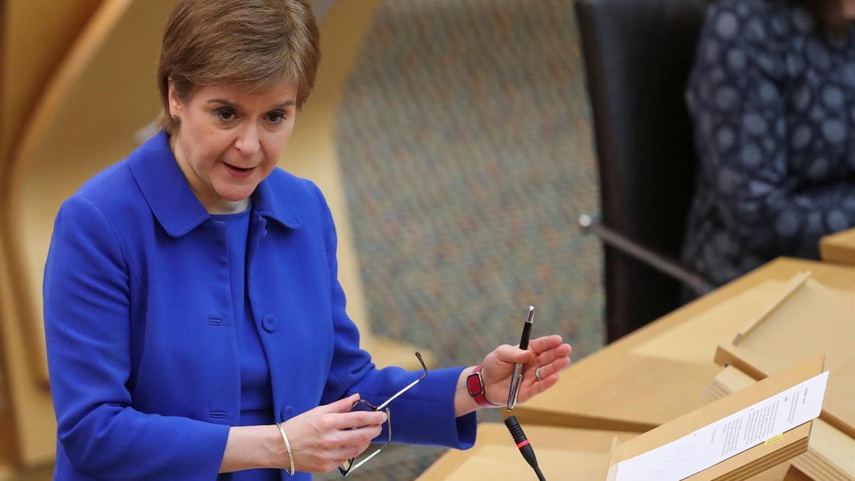 La ministra principal de Escocia, Nicola Sturgeon.