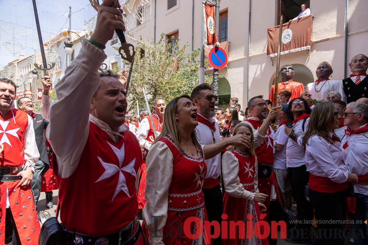 Moros y Cristianos en la mañana del dos de mayo en Caravaca