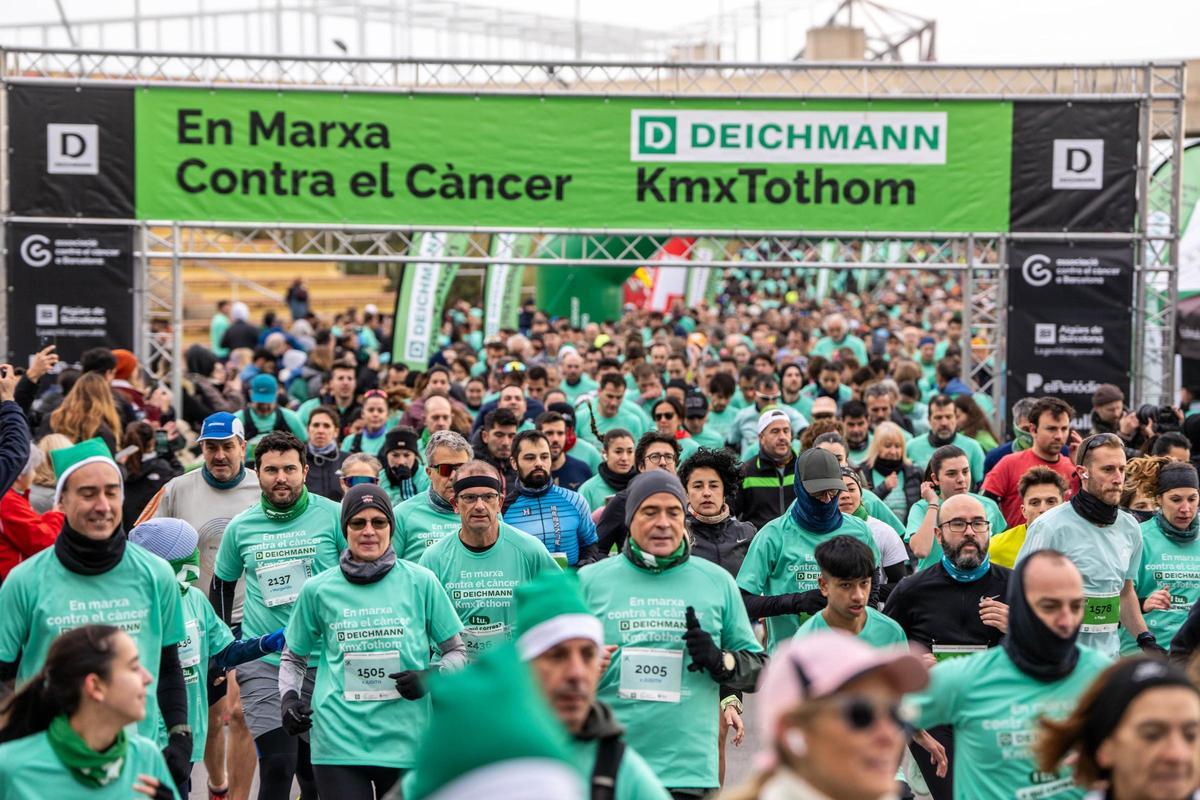 8a edición de la Cursa Solidària 'Barcelona en marxa contra el càncer'