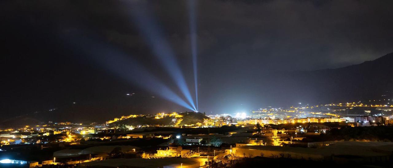 Los Llanos «homenajea» a los barrios arrasados por la lava.