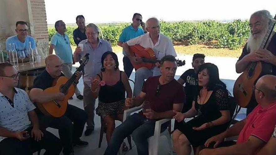 El duende flamenco se cuela en la bodega Liberalia