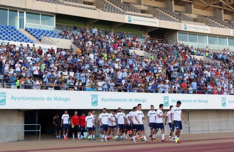 Entrenamiento de puertas abiertas del Málaga CF