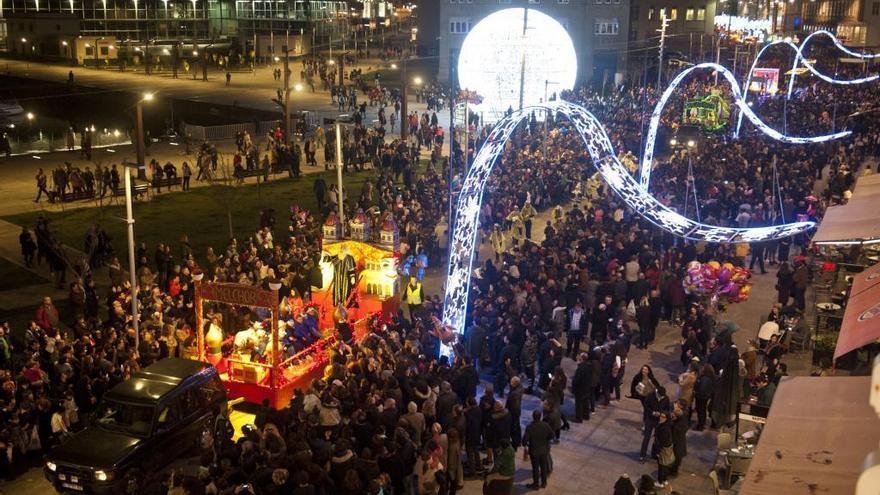 Cabalgata de Reyes en A Coruña en 2017.