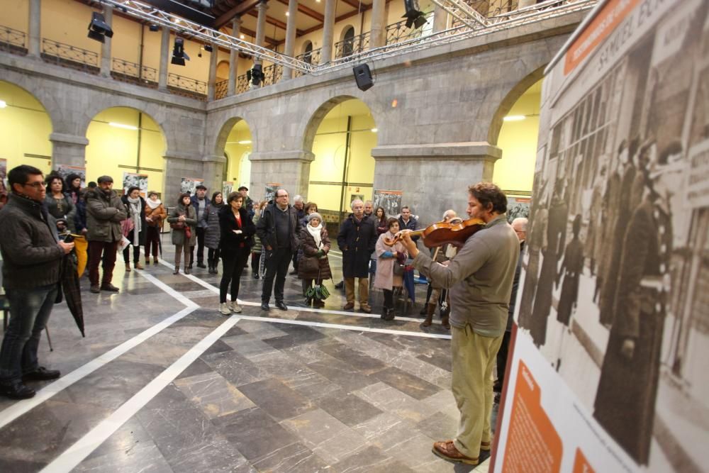 Exposición sobre el holocausto en Gijón