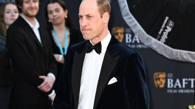 Así ha sido el primer posado en solitario del príncipe Guillermo en los BAFTA sin Kate Middleton