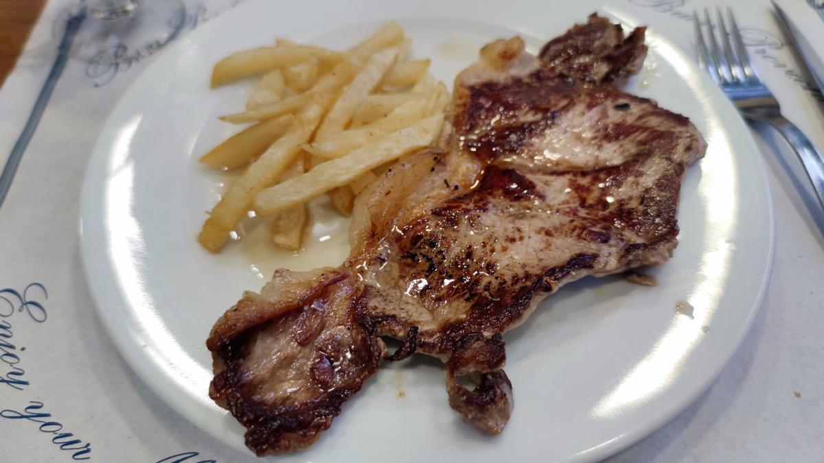 Filete de potro del restaurante Transatlàntic.