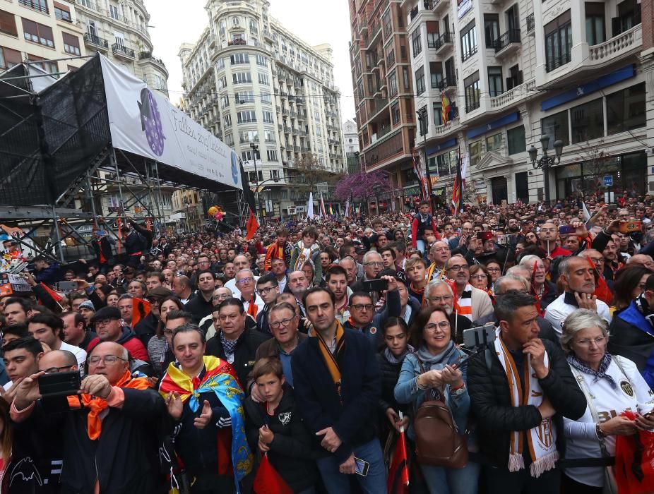 La afición en la celebración del Centenario