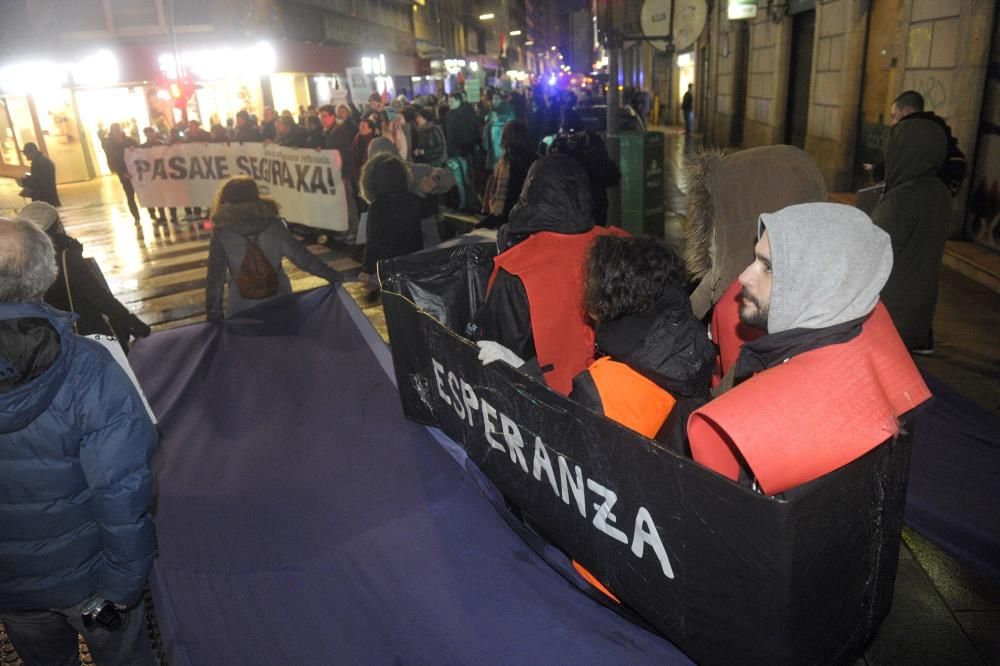 Manifiestación en A Coruña por los refugiados