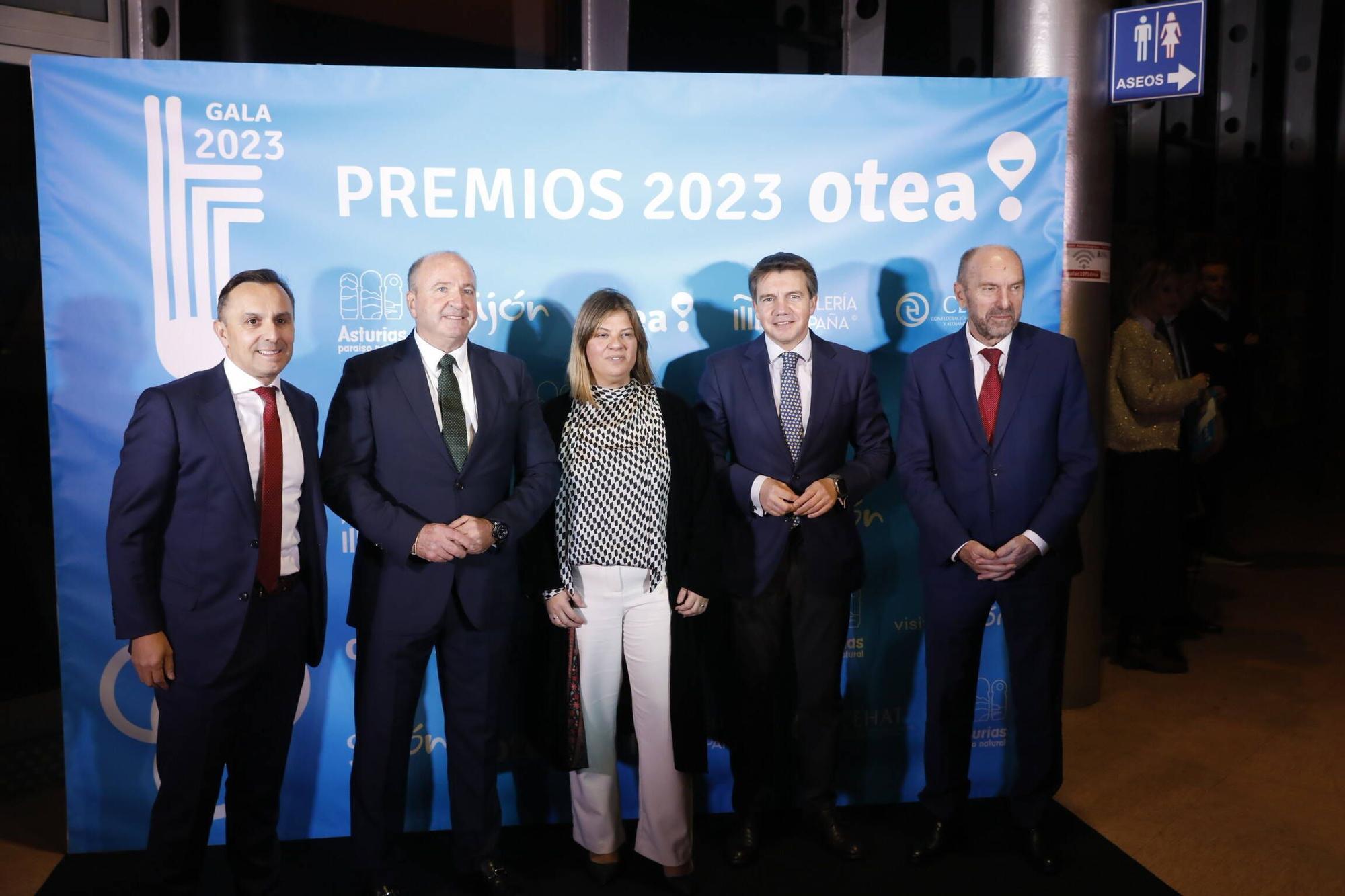 Gala de entrega de los premios de la patronal hostelera Otea, en imágenes